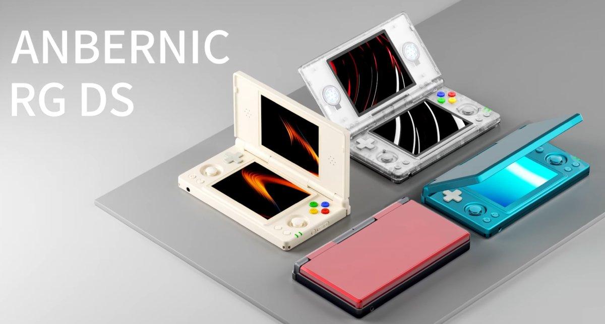 Anbernic RG DS con doble pantalla Anbernic RG DS con doble pantalla