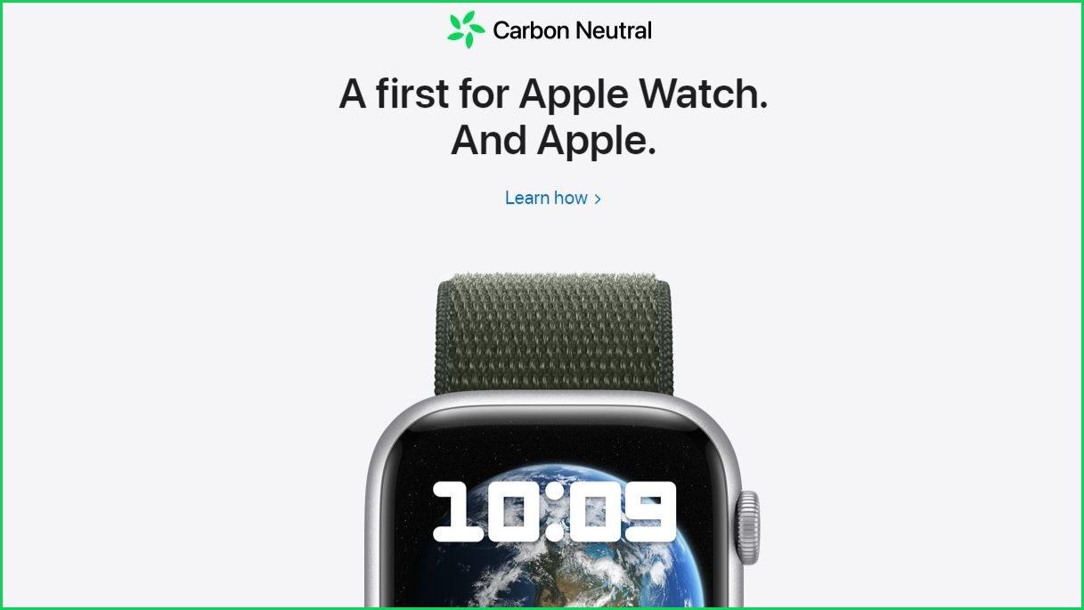 Apple deja de publicitar el Apple Watch y el Mac mini como carbono neutral en Europa