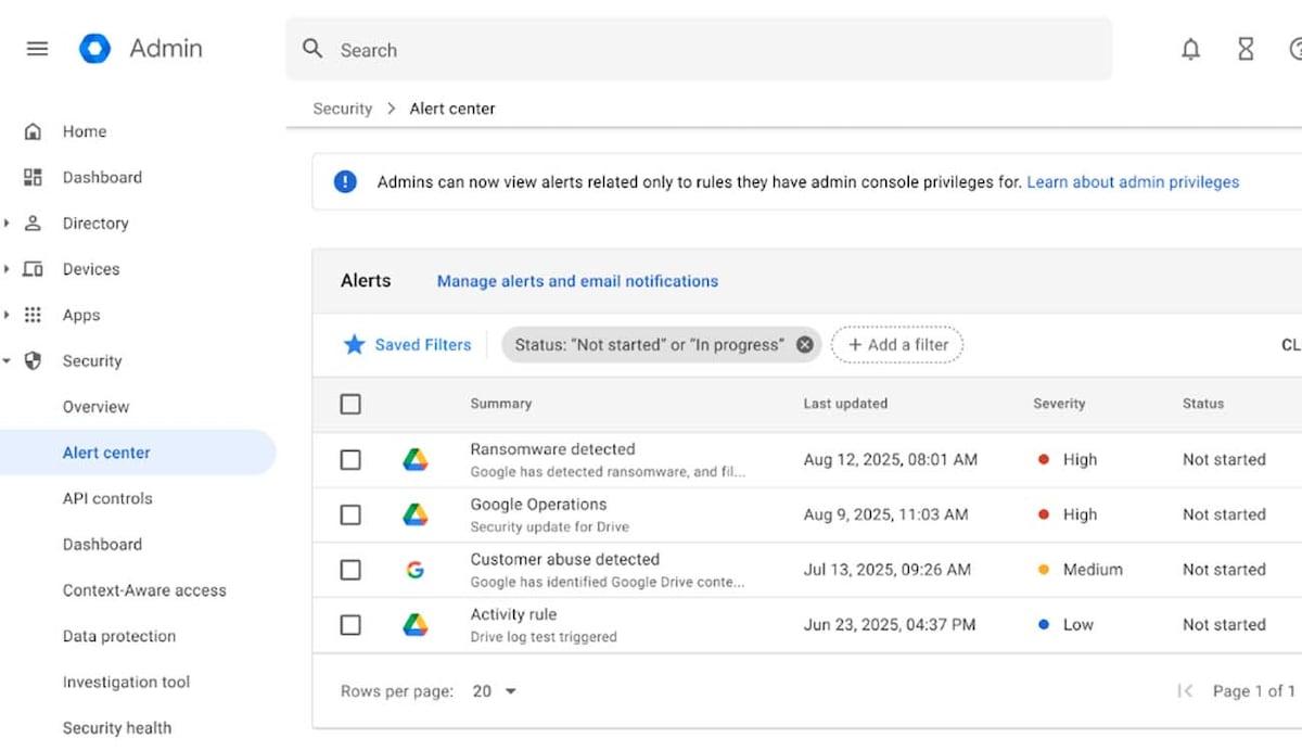 Detección de ransomware en Google Drive