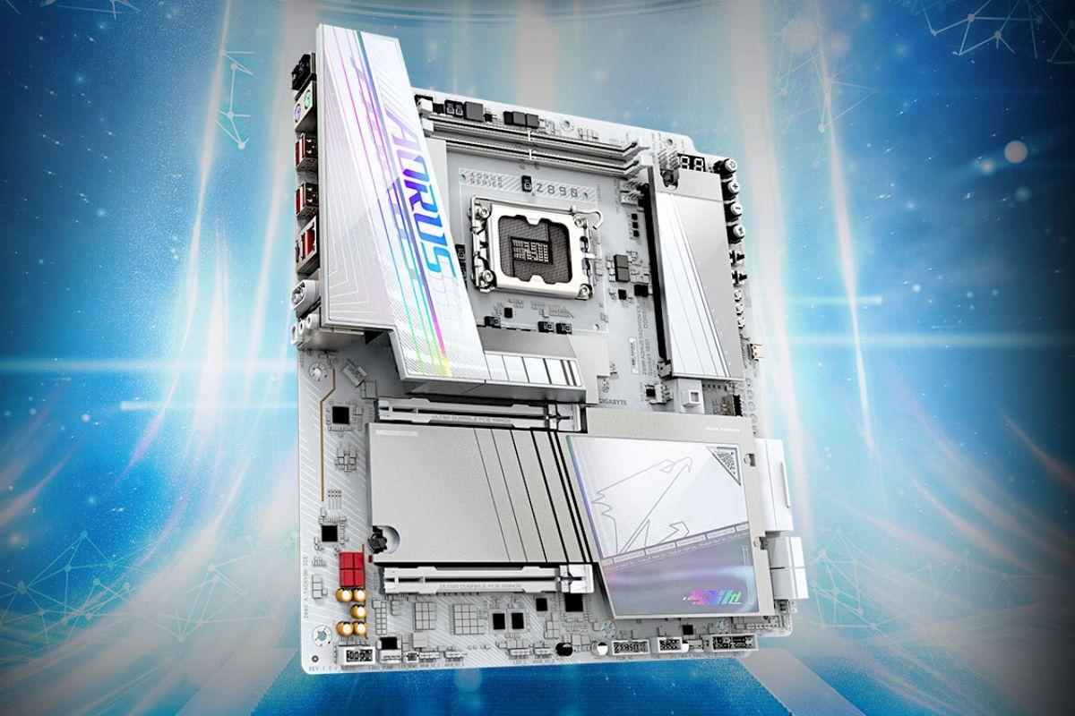 Z890 AORUS TACHYON ICE y récords de DDR5 Placa base para récords de memoria DDR5