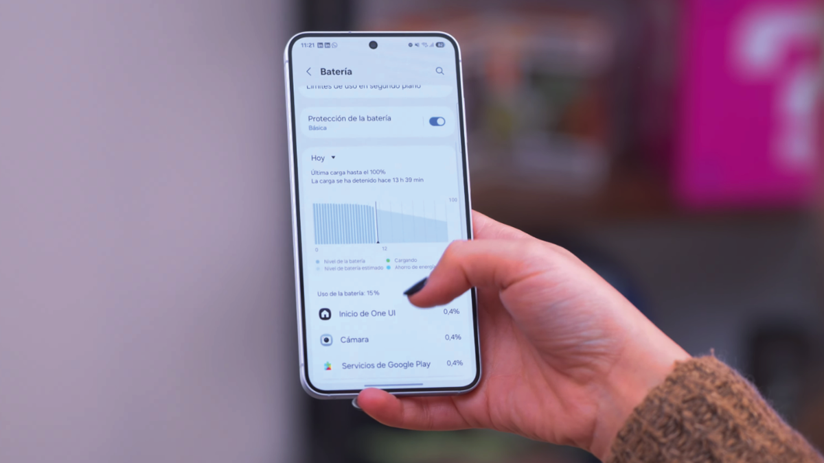 optimización de batería en One UI