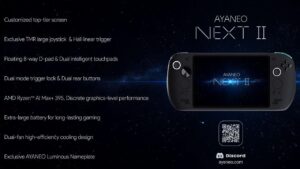 AYANEO NEXT 2 con Ryzen AI Max+ 395