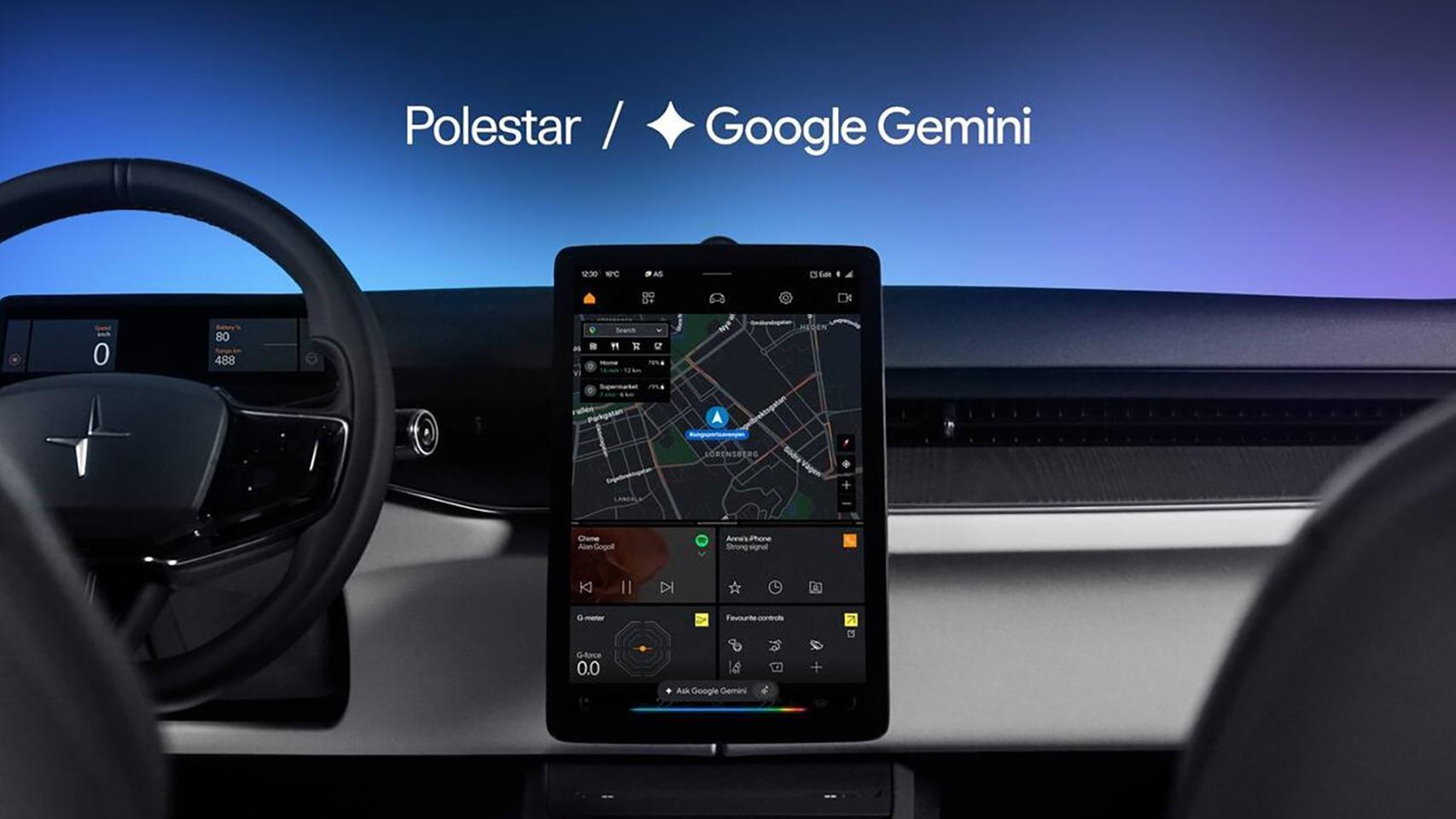 Gemini llegará a los vehículos Polestar