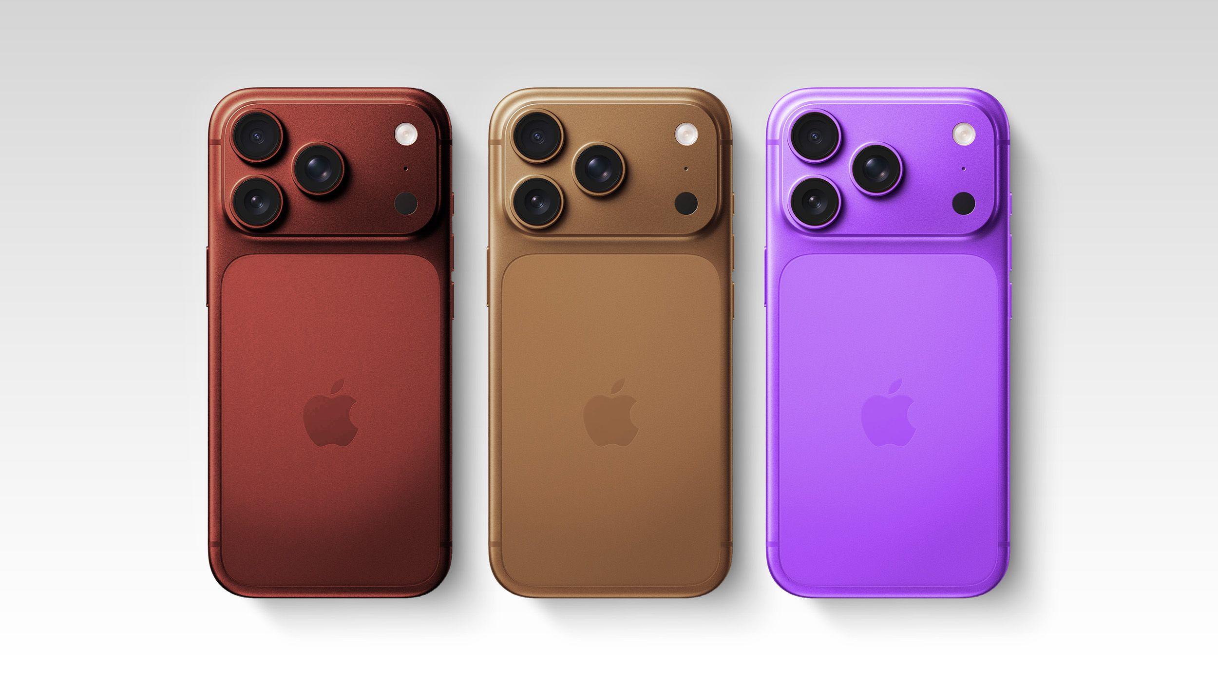 nuevos colores del iPhone 18 Pro