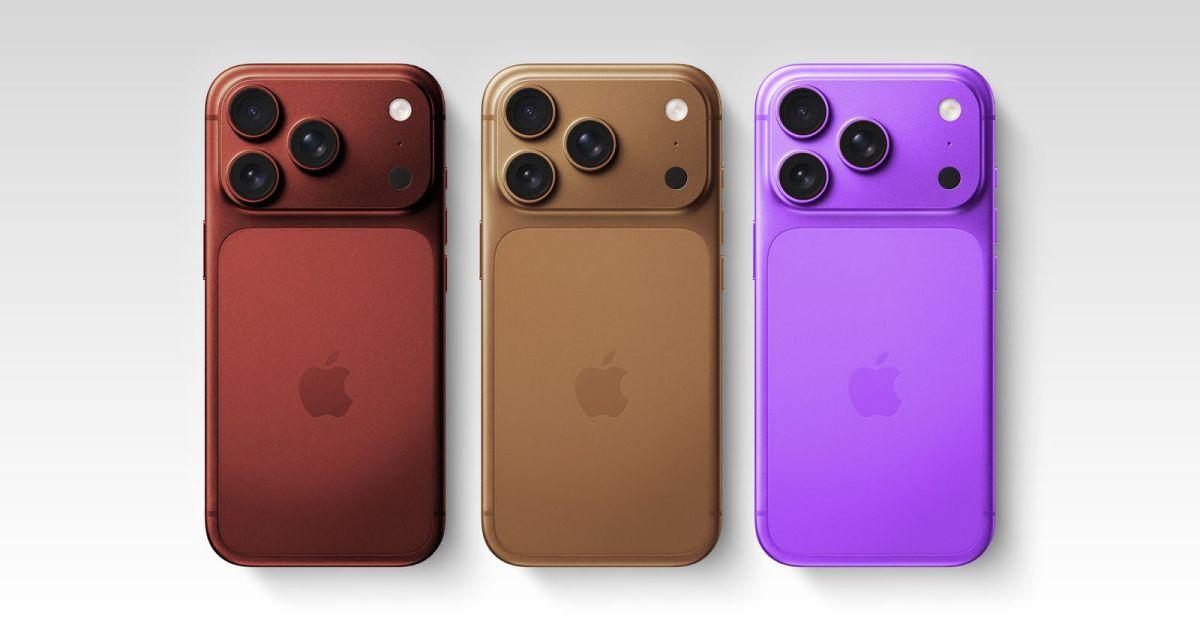 Colores posibles del iPhone 18 Pro