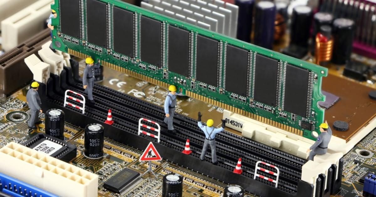 Subida de precios de la memoria RAM Memoria RAM en un equipo informático