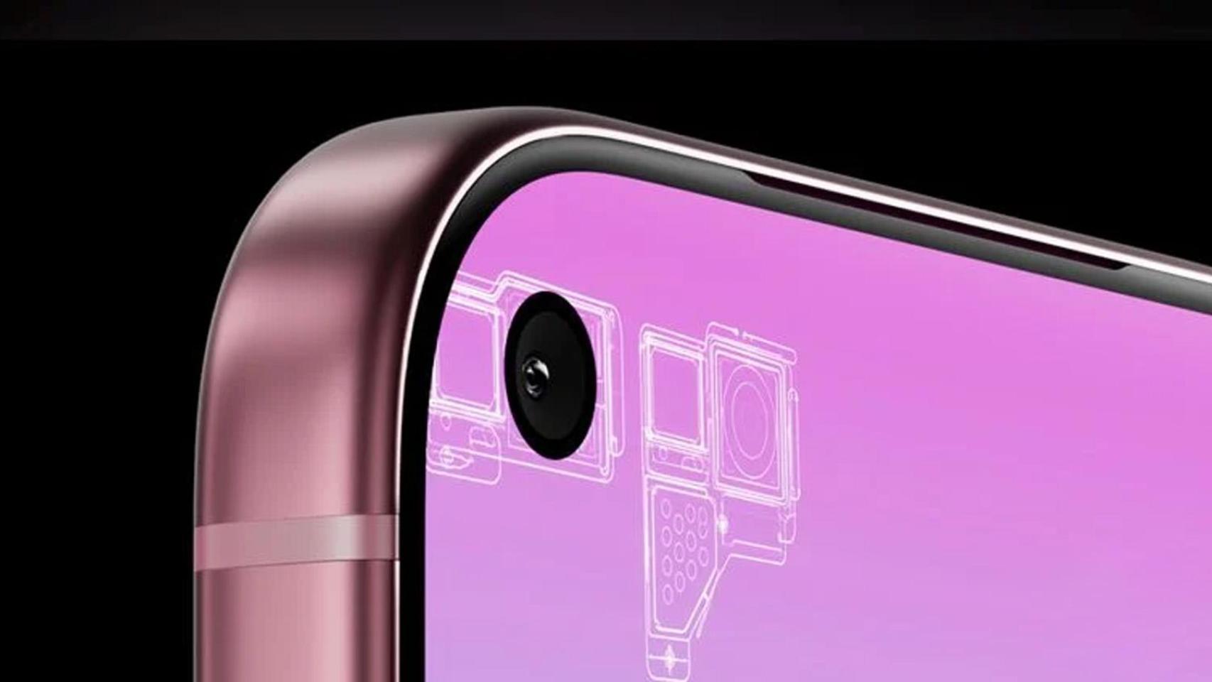 Detalle de Dynamic Island reducida Detalle de Dynamic Island reducida