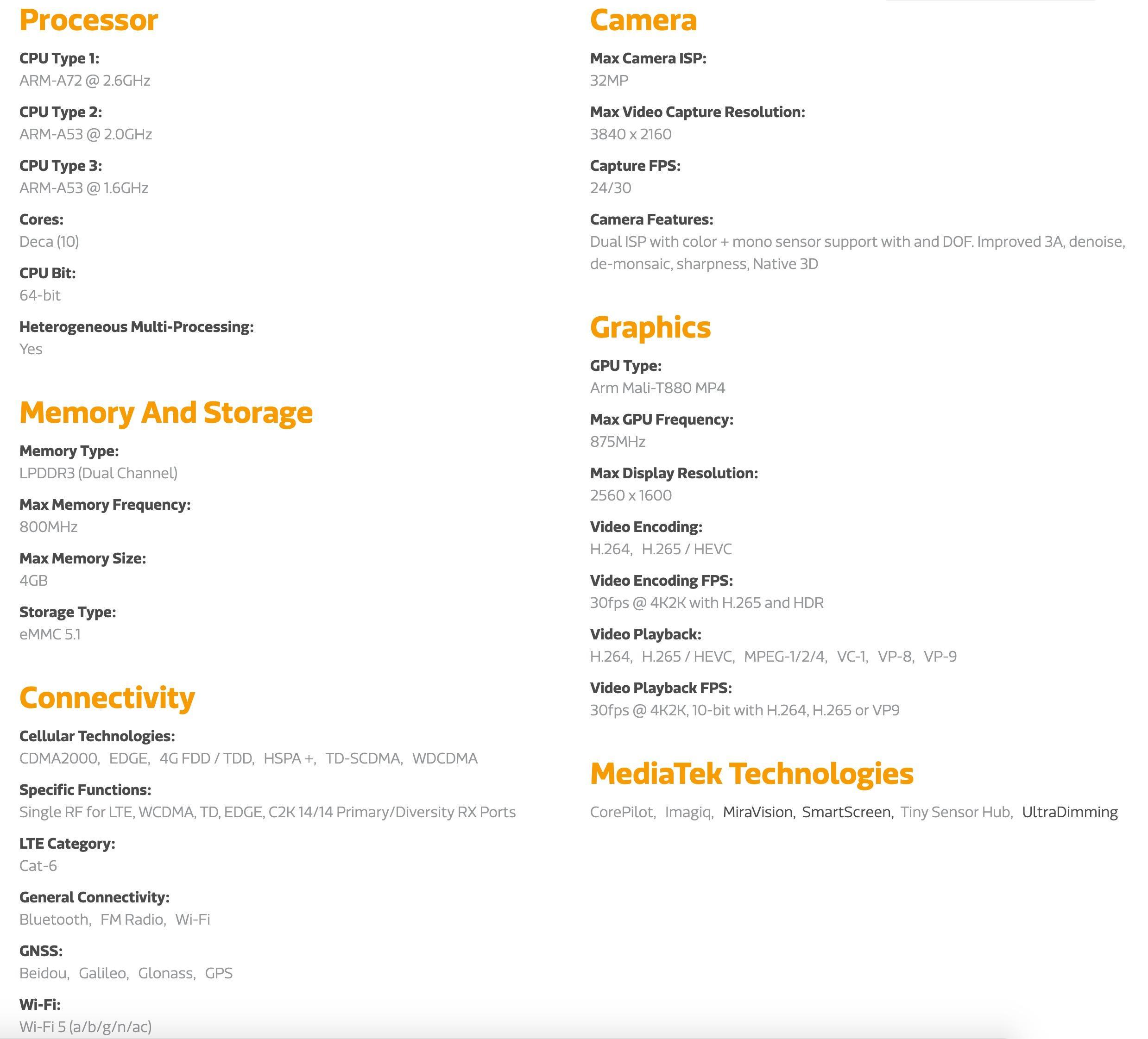 Procesador MediaTek MT6572M Procesador MediaTek MT6572M