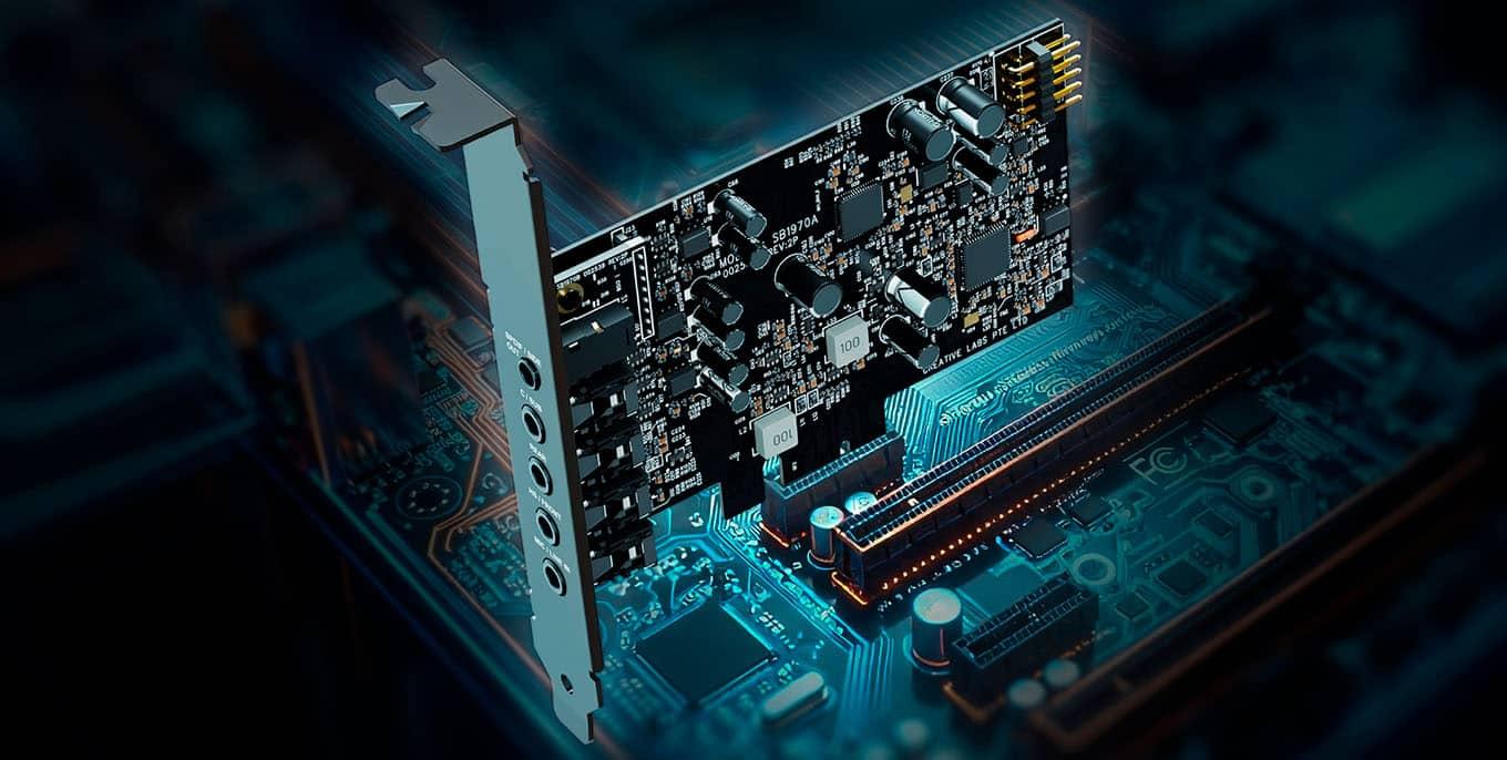 Detalle de la Creative Sound Blaster Audigy FX Pro Detalle de la Creative Sound Blaster Audigy FX Pro