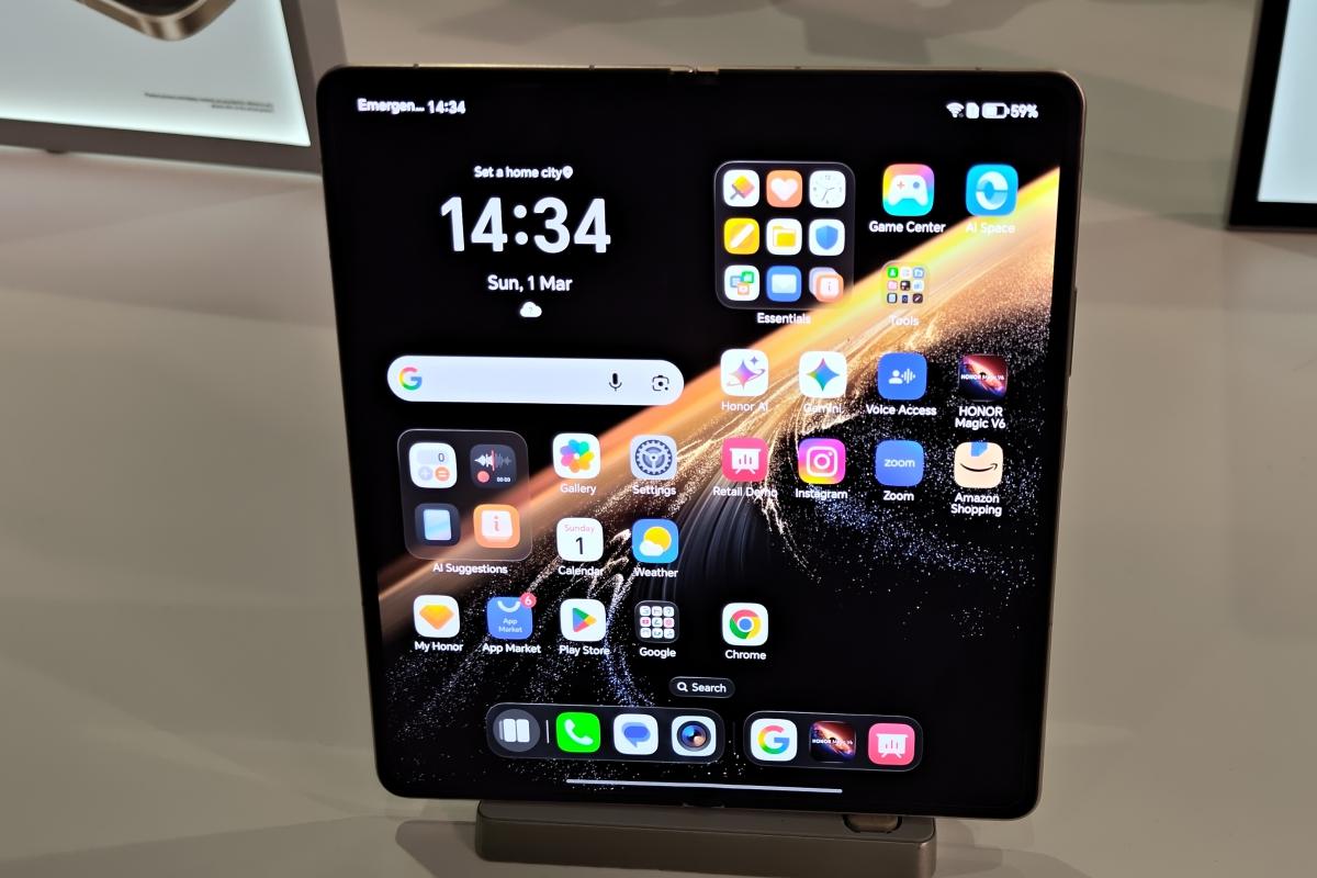 Pantalla interna Honor Magic V6 Pantalla interna Honor Magic V6