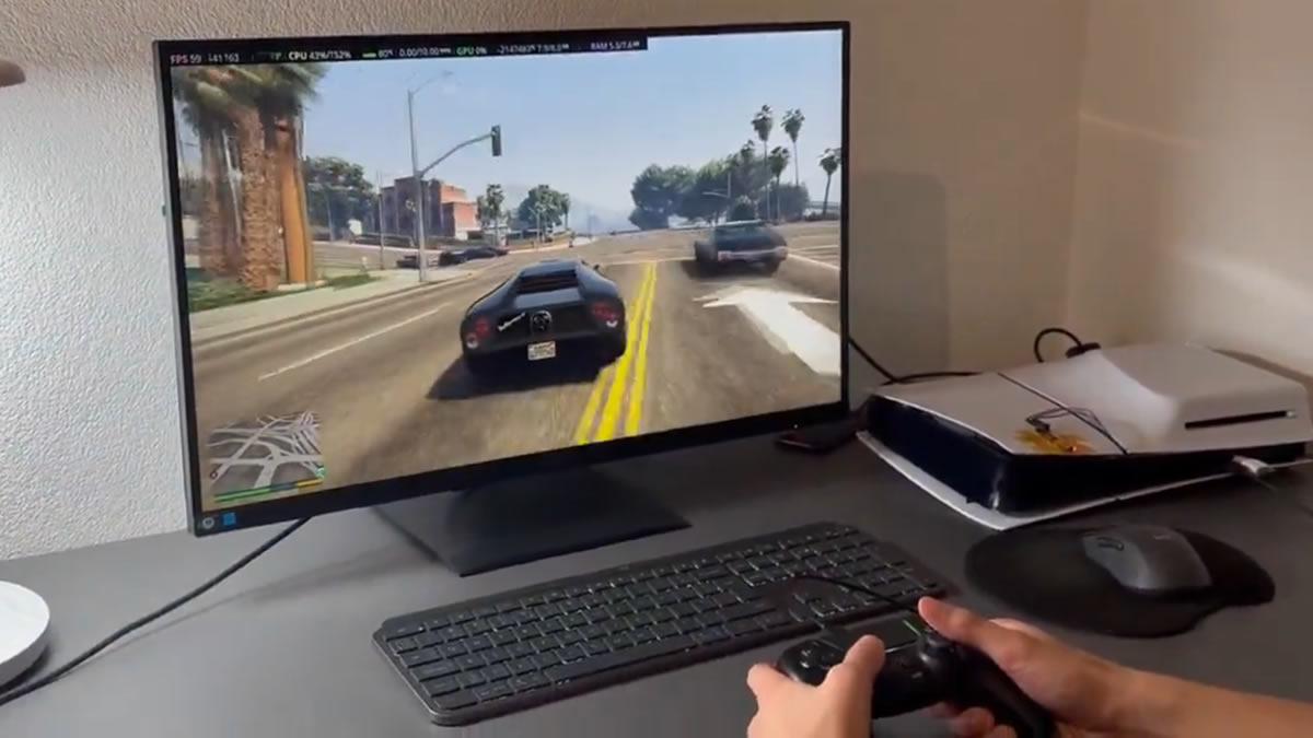 Linux ejecutándose en PlayStation 5 Linux ejecutándose en PlayStation 5