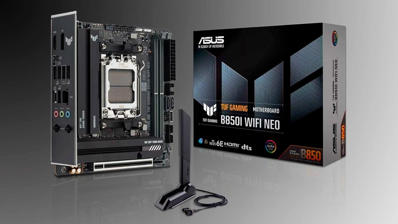 ASUS TUF Gaming B850I WiFi Neo con socket AM5 ASUS TUF Gaming B850I WiFi Neo con socket AM5