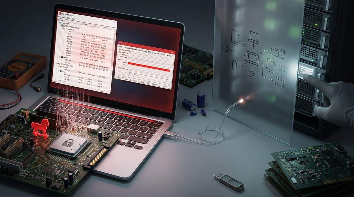 CPU-Z y HWMonitor afectados por malware Herramientas de monitorización afectadas por malware