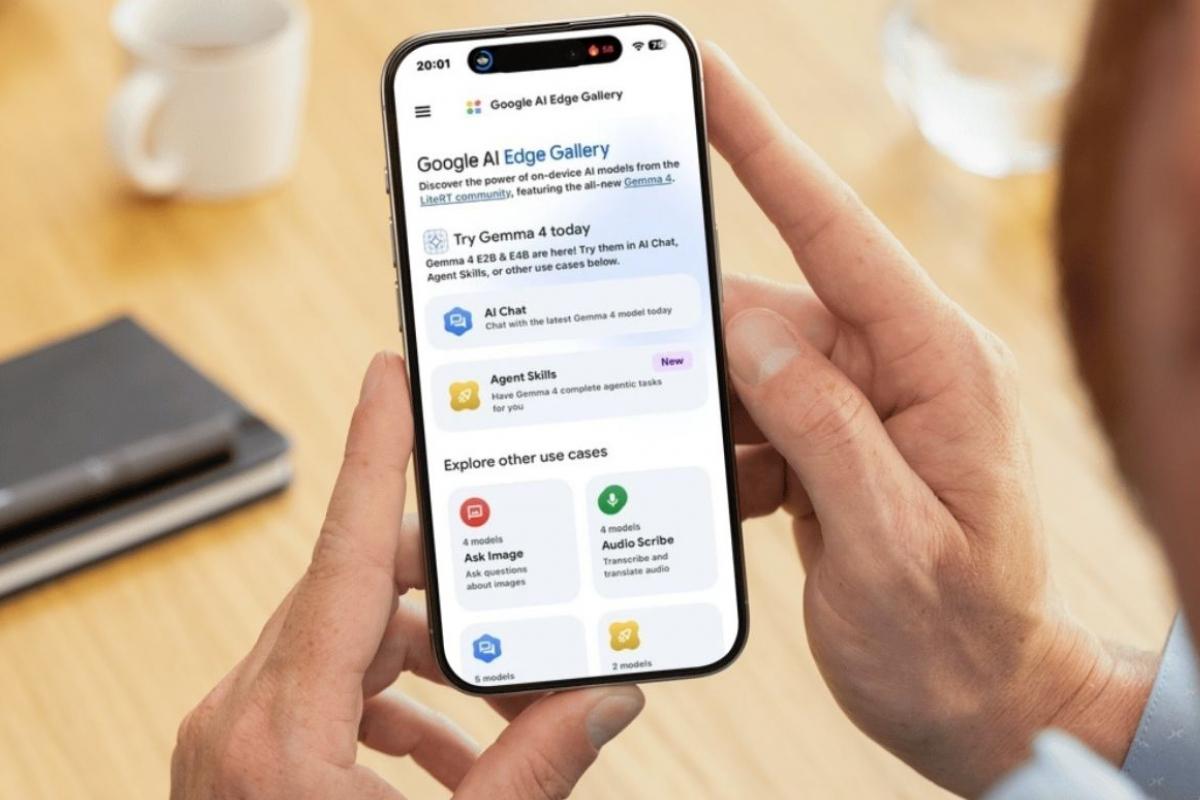 Gemma 4 ejecutándose en móvil Gemma 4 ejecutándose en móvil