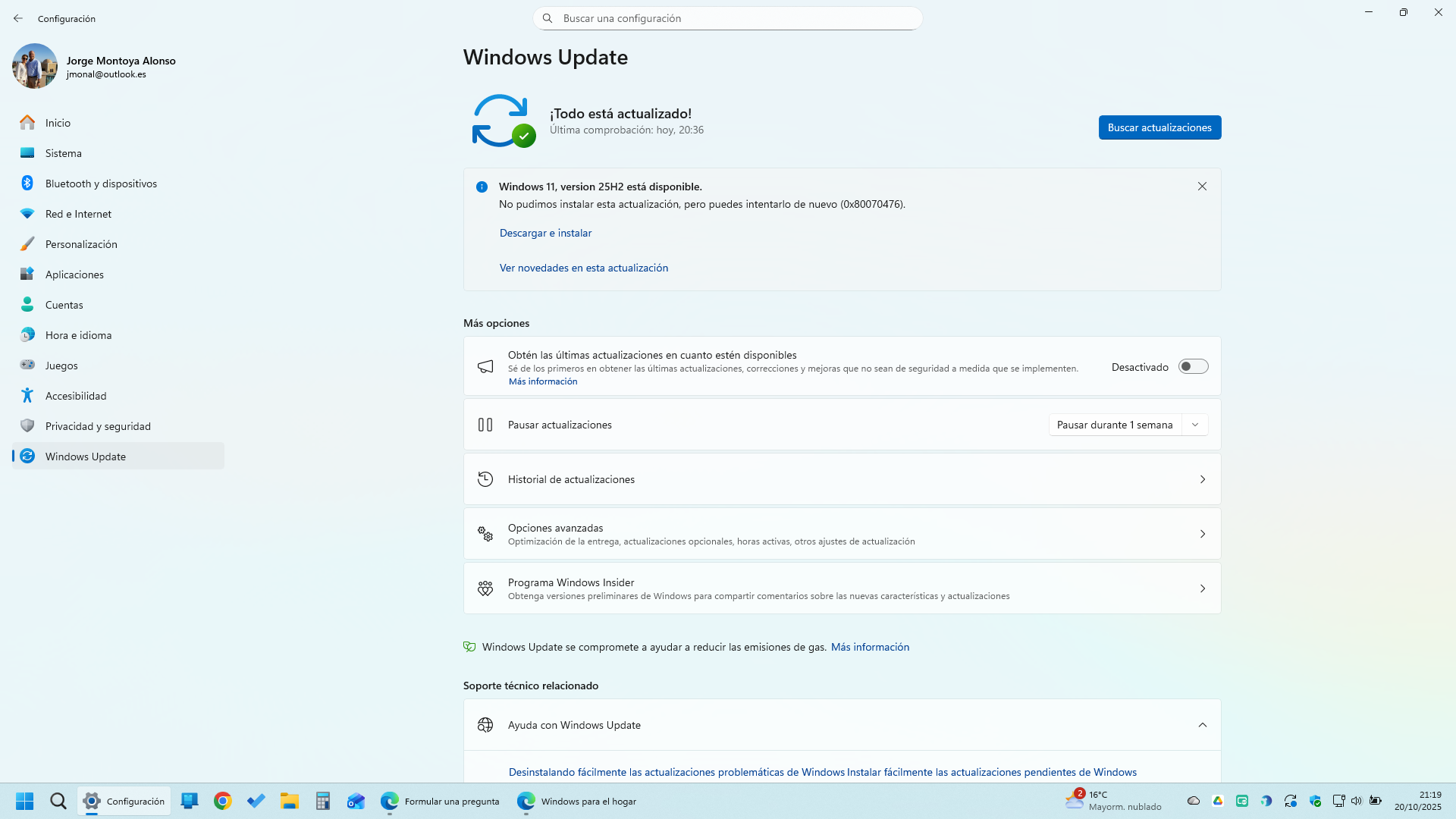 Impacto de la actualización 25H2 en usuarios de Windows 11 Impacto en usuarios de Windows 11 por la actualización 25H2