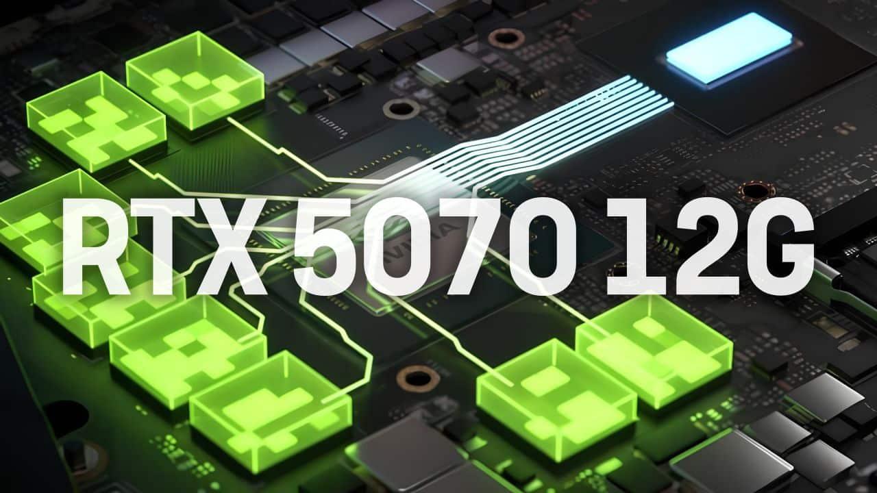 Detalle de GPU RTX 5070 para portátiles Detalle de GPU RTX 5070 para portátiles