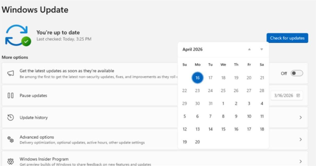 Pausar actualizaciones en Windows 11 Pausar actualizaciones en Windows 11
