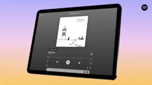 rediseño de la app de música en tablets