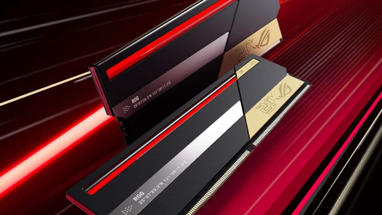 Diseño del kit ROG DDR5 Diseño del kit ASUS ROG DDR5