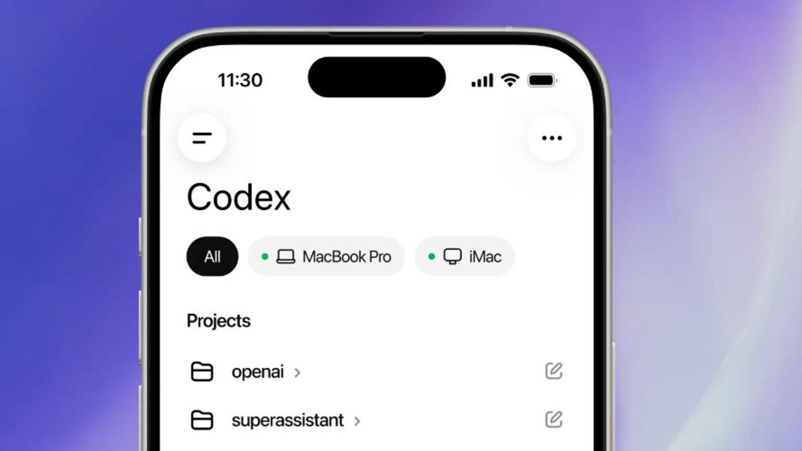 Uso profesional de Codex desde la app de ChatGPT Uso profesional de Codex desde la app de ChatGPT
