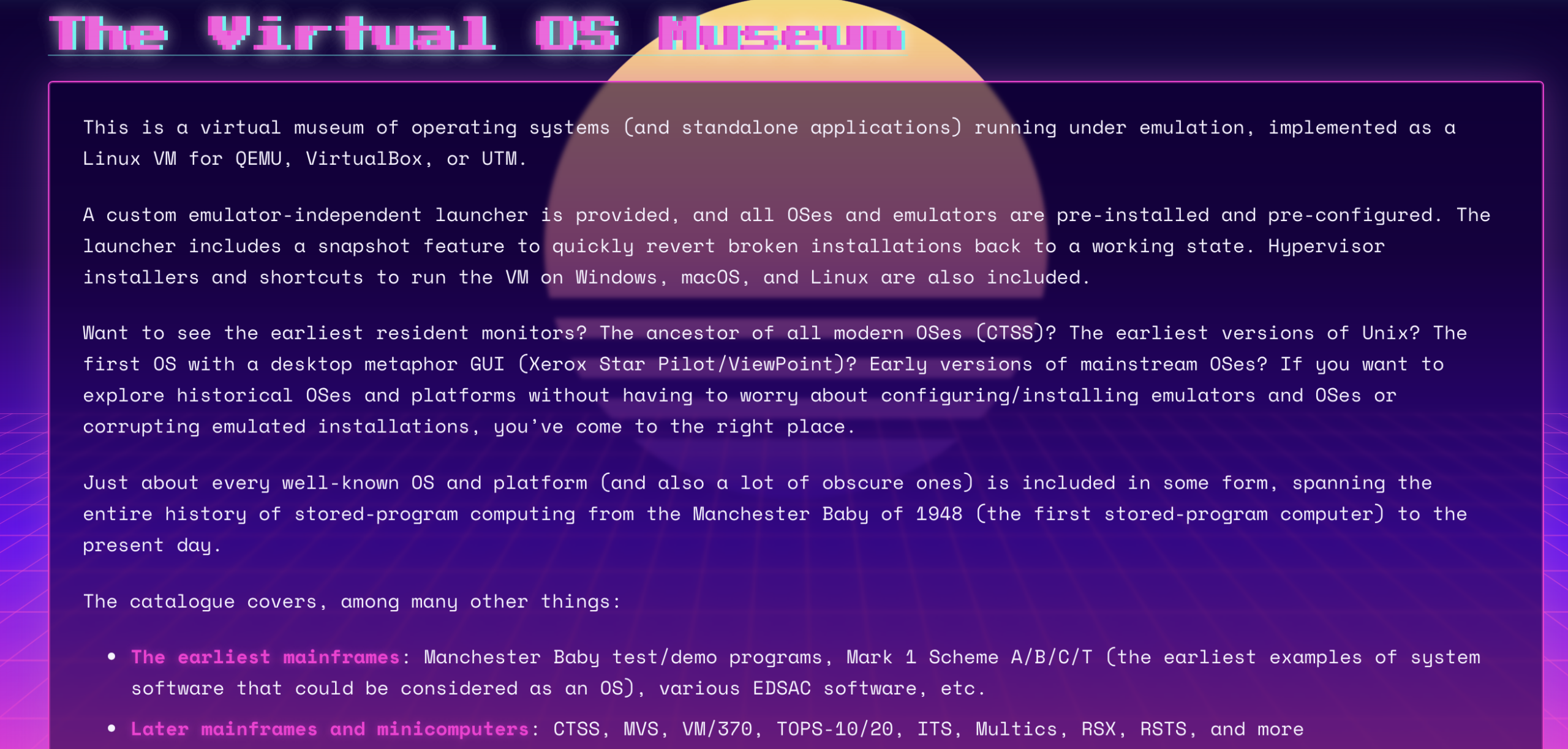 Requisitos técnicos del museo Instalación del museo virtual en PC