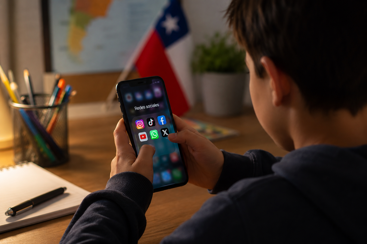 Educación digital en familia Padres supervisando tecnología