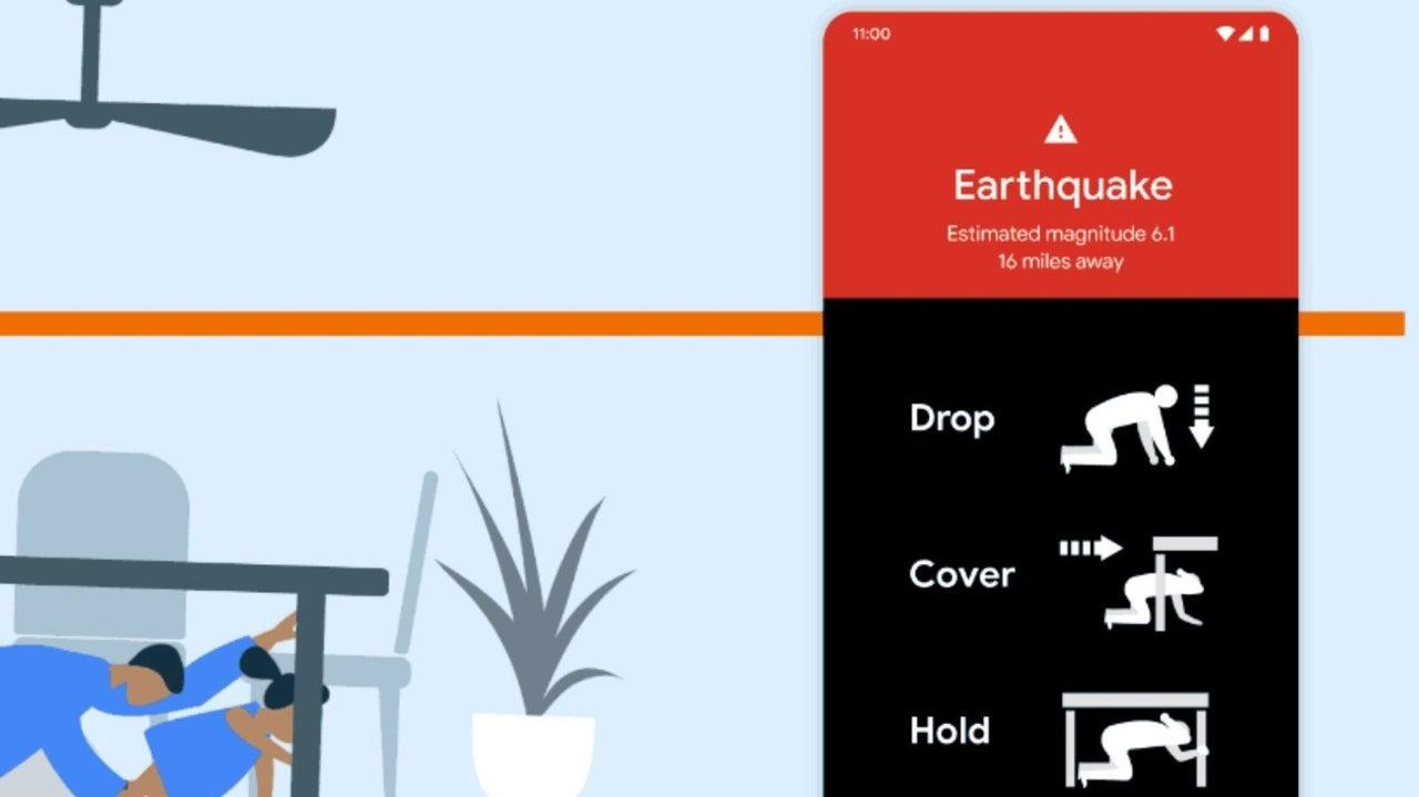 Mapa de epicentro en Android Consejos de seguridad ante terremotos
