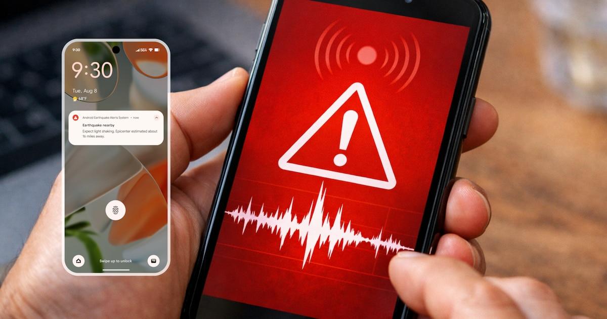 Tecnología de acelerómetros en Android Móvil detectando vibraciones sísmicas