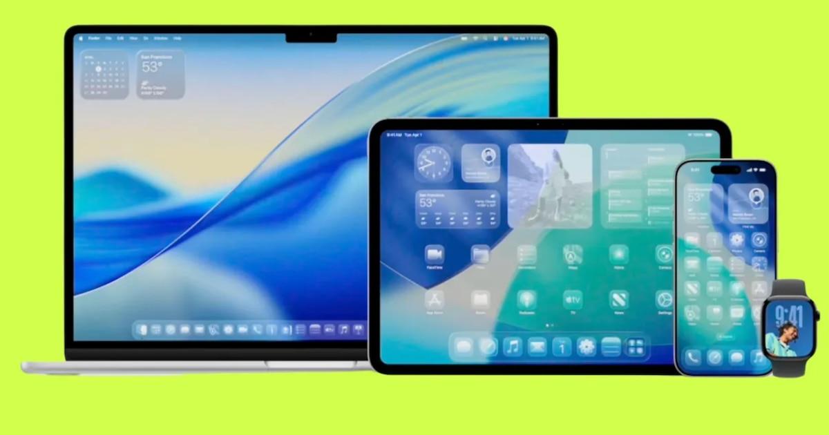 Diseño de interfaz Liquid Glass Interfaz Liquid Glass en Apple