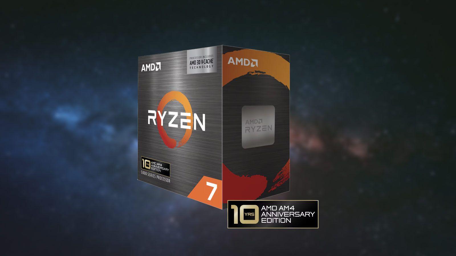 Disponibilidad AMD Ryzen 7 5800X3D Procesador AMD Ryzen 7 5800X3D en su caja de edición aniversario