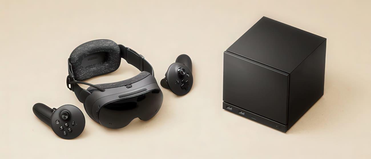 Detalles del Steam Frame Visor Steam Frame de realidad virtual