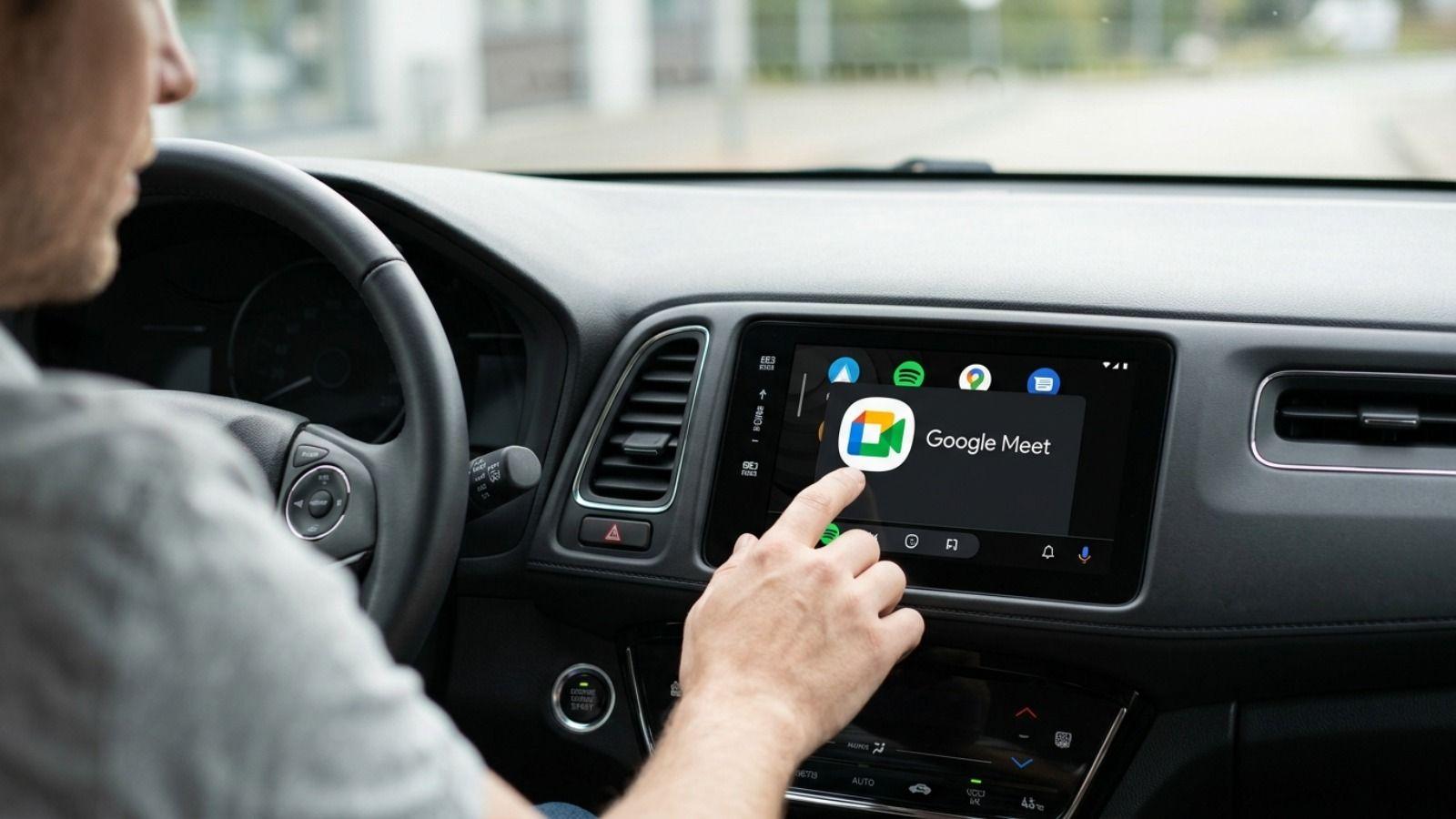 Pasos para activar Google Meet Configuración de Android Auto