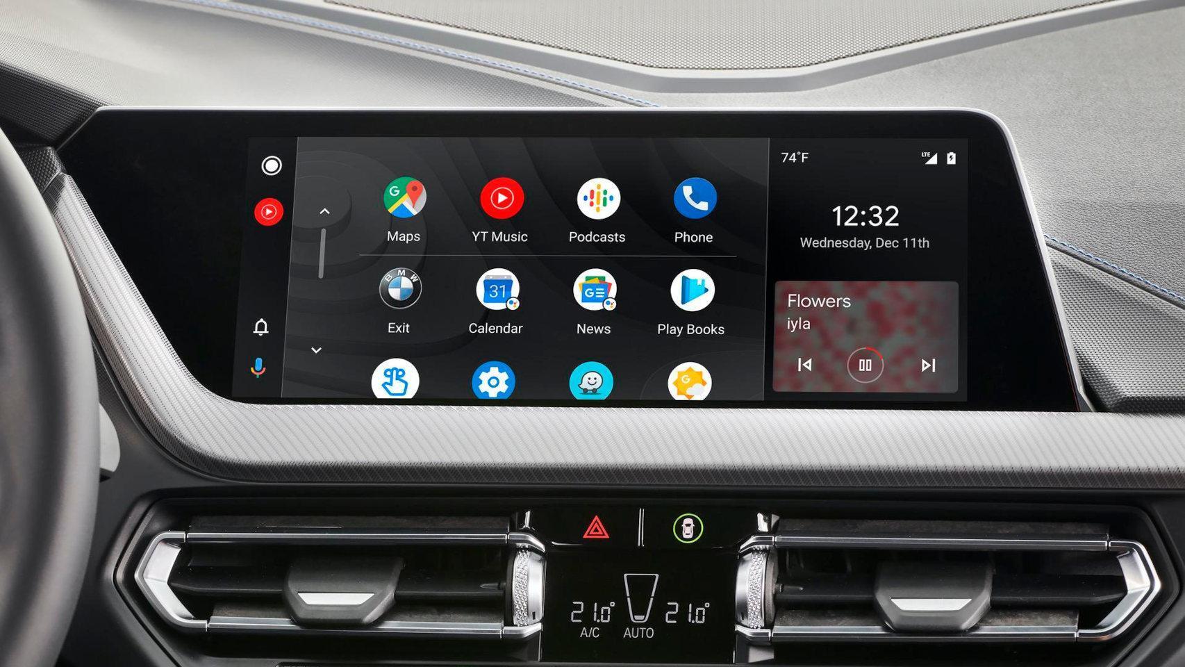 Trabajo en remoto desde el vehículo Android Auto productividad