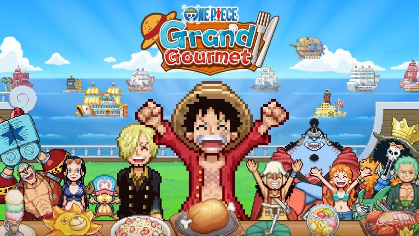Gameplay One Piece Grand Gourmet Captura del juego One Piece Grand Gourmet con estética pixel art