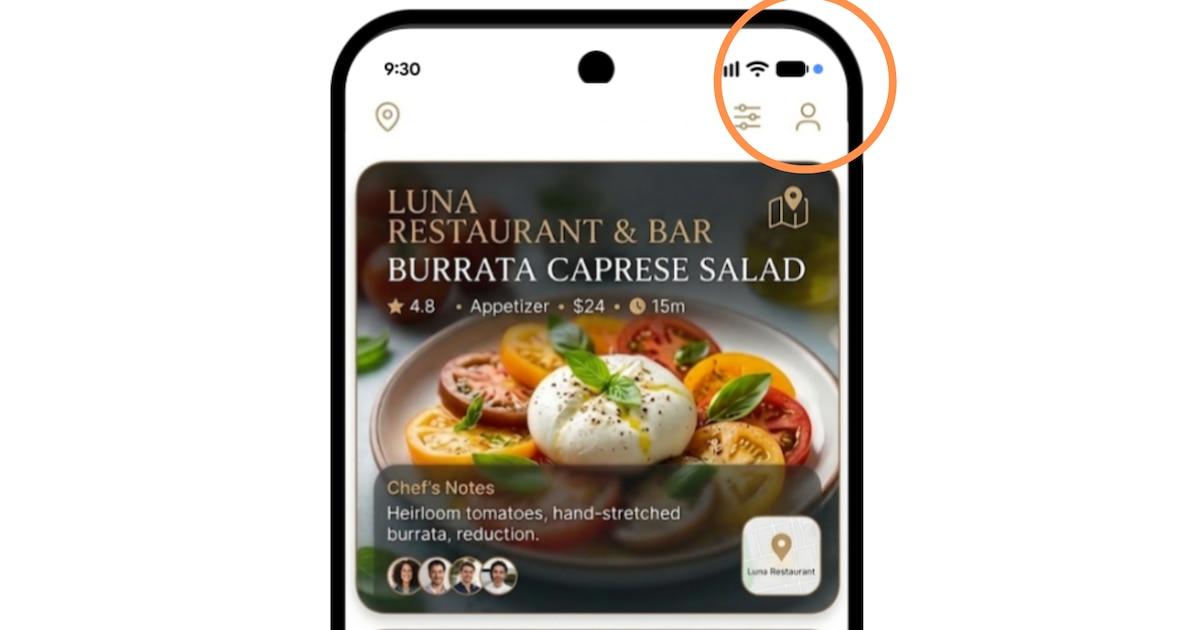 Punto azul de ubicación en Android Indicador de privacidad en la pantalla de un móvil Android