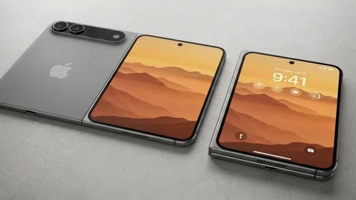 Apple iPhone Fold pantalla abierta Apple iPhone Fold pantalla abierta