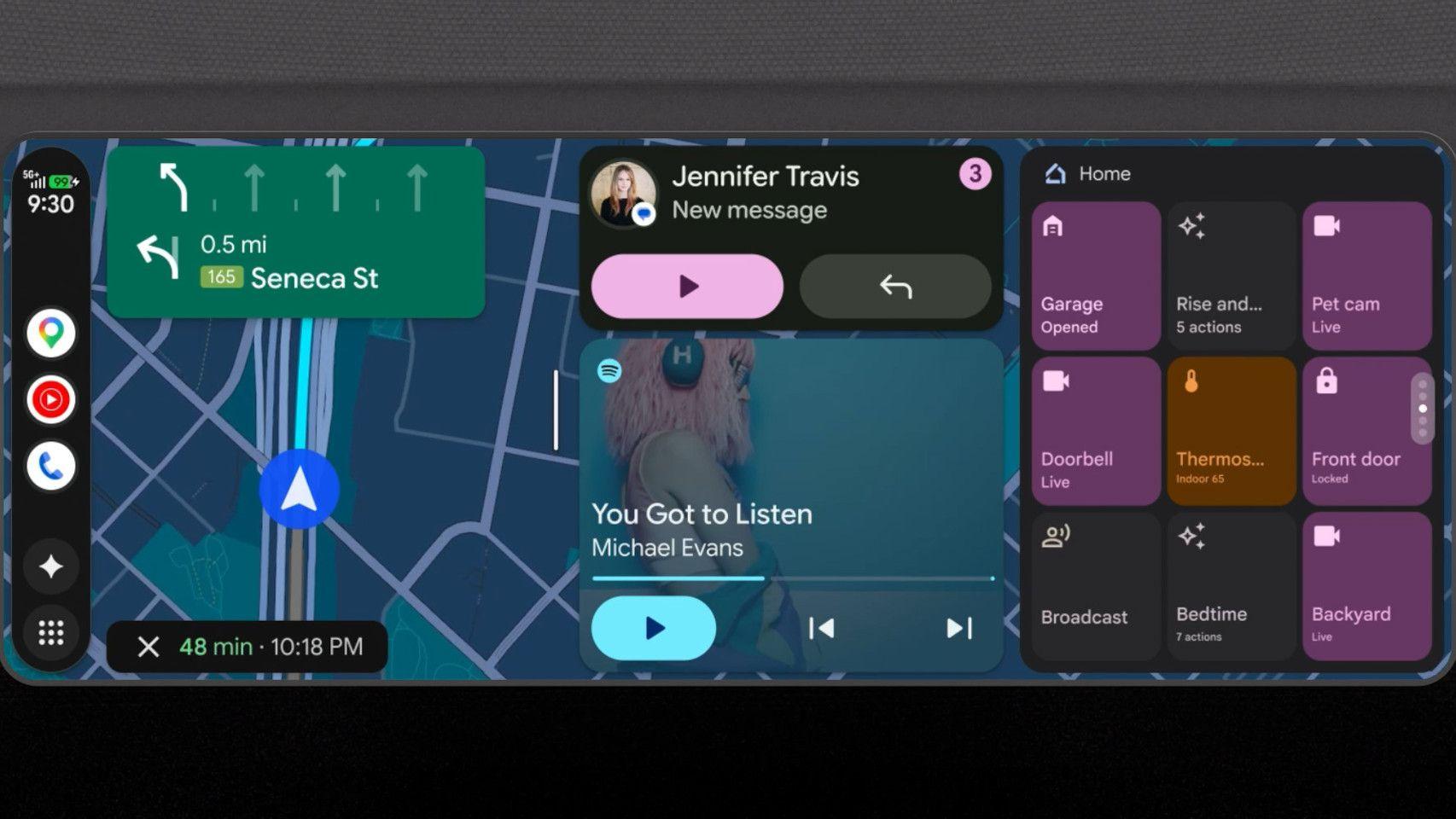 Nueva función de velocidad en Android Auto Actualización de Google Maps en Android Auto
