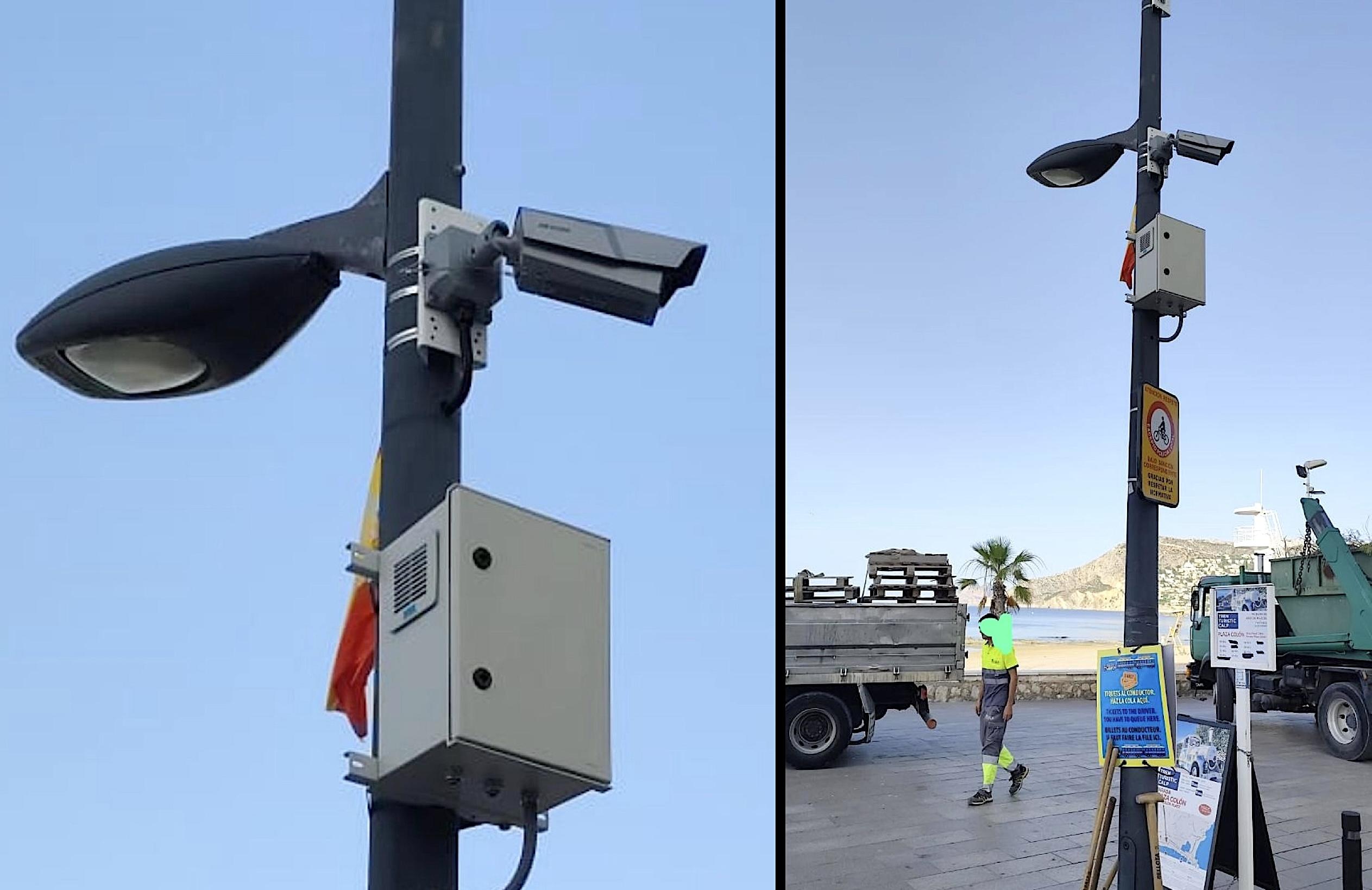 Control de accesos mediante cámaras Sistema de vigilancia en entradas de municipios