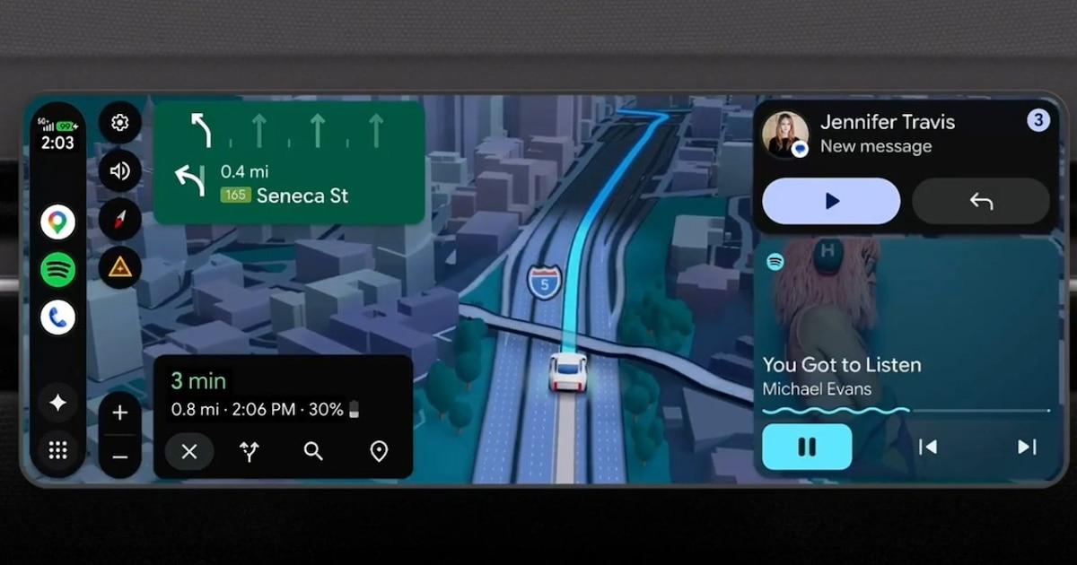 Desconexiones aleatorias en Android Auto Pantalla de Android Auto con errores