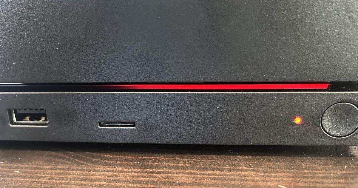 Problema técnico Steam Machine Consola con luz de error