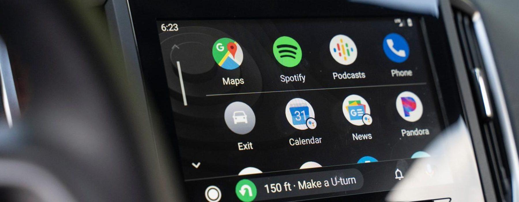 Android Auto conectado Android Auto conectado en el coche