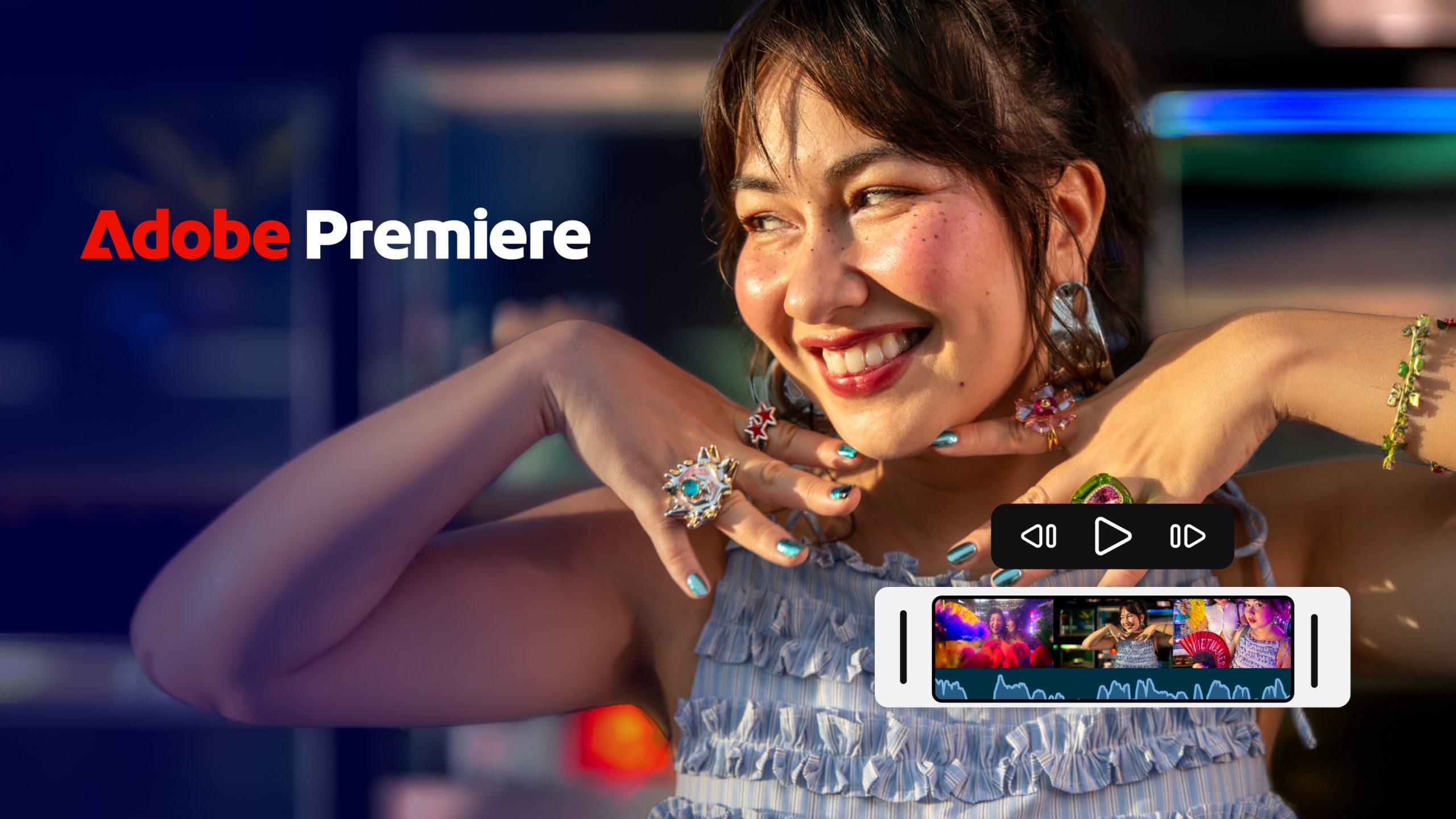 Adobe Premiere para Android - edición de vídeo con IA generativa Adobe Premiere para Android con herramientas de edición móvil