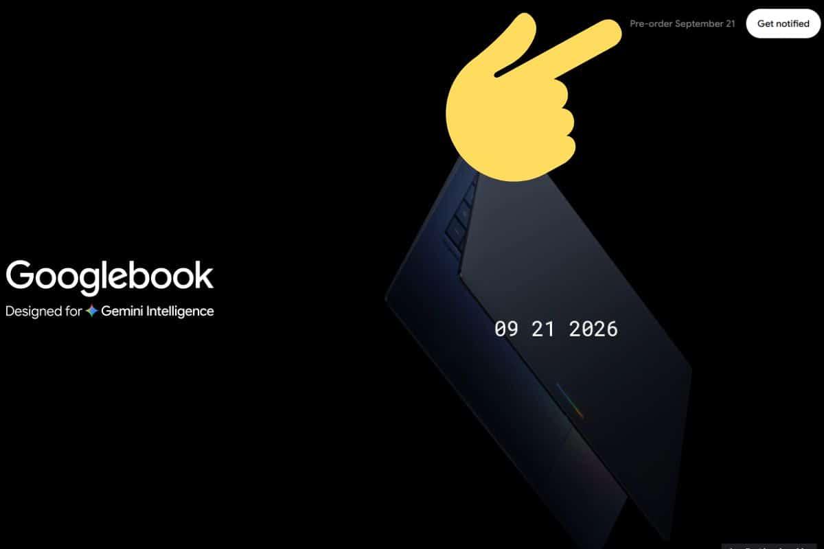 Googlebook portátil Googlebook portátil