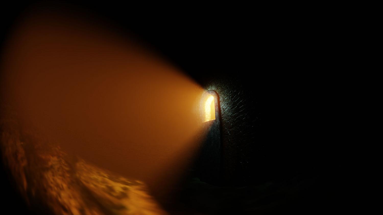 Pasillo de piedra medieval con iluminación atmosférica, evocando la ambientación oscura y misteriosa de la saga A Plague Tale. Pasillo de piedra medieval con iluminación atmosférica, evocando la ambientación oscura y misteriosa de la saga A Plague Tale.