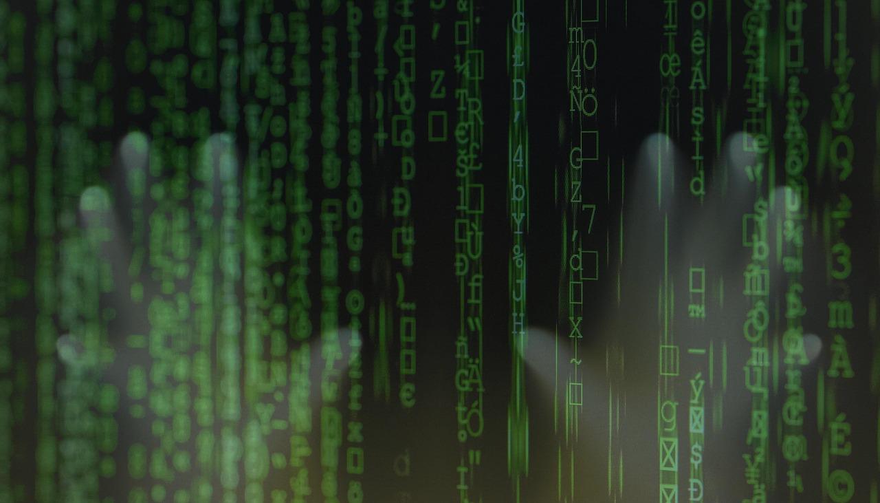 Fondo conceptual de inteligencia artificial con estilo de matriz digital, simbolizando la potencia de la IA de OpenAI en la ciberseguridad. Fondo conceptual de inteligencia artificial con estilo de matriz digital, simbolizando la potencia de la IA de OpenAI en la ciberseguridad.