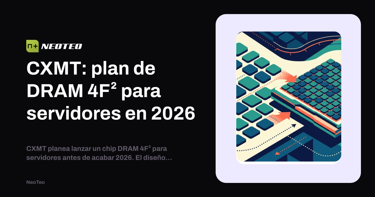 Memoria DDR5 4F² para servidores Memoria DDR5 4F² para servidores